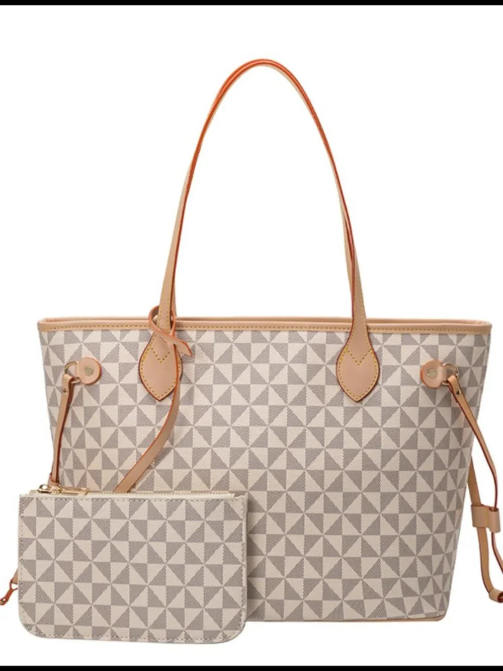 Lacel Urwebin Satchel Handbag Set with Clutch Wallet Top Handle Shoulder Bag